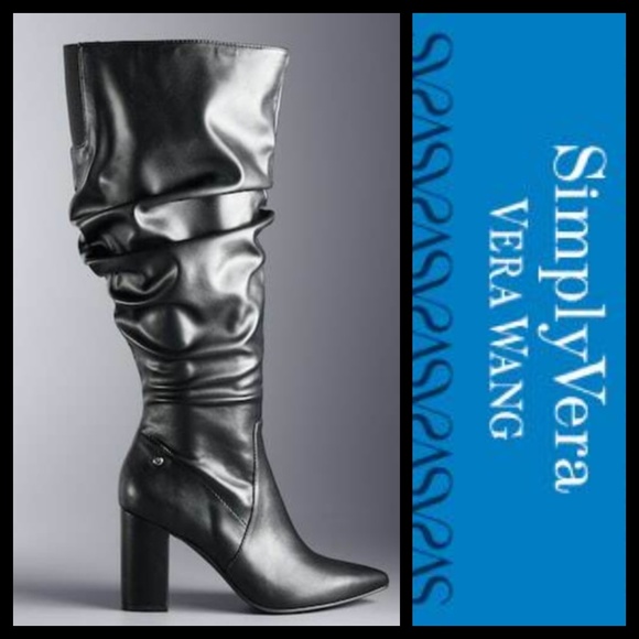 Simply Vera Vera Wang Shoes - Simply Vera Wang Flicker High Heel Slouch Boots